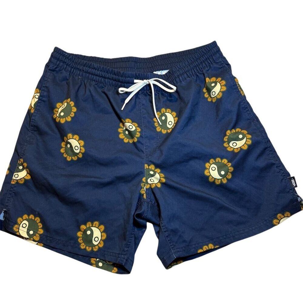 Vans Range Relaxed elastic Men's XL shorts  Ying Yang blue Multicolor Casual